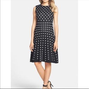 BETSEY JOHNSON Fit And Flare Polka Dot Sweater Dress 🖤
